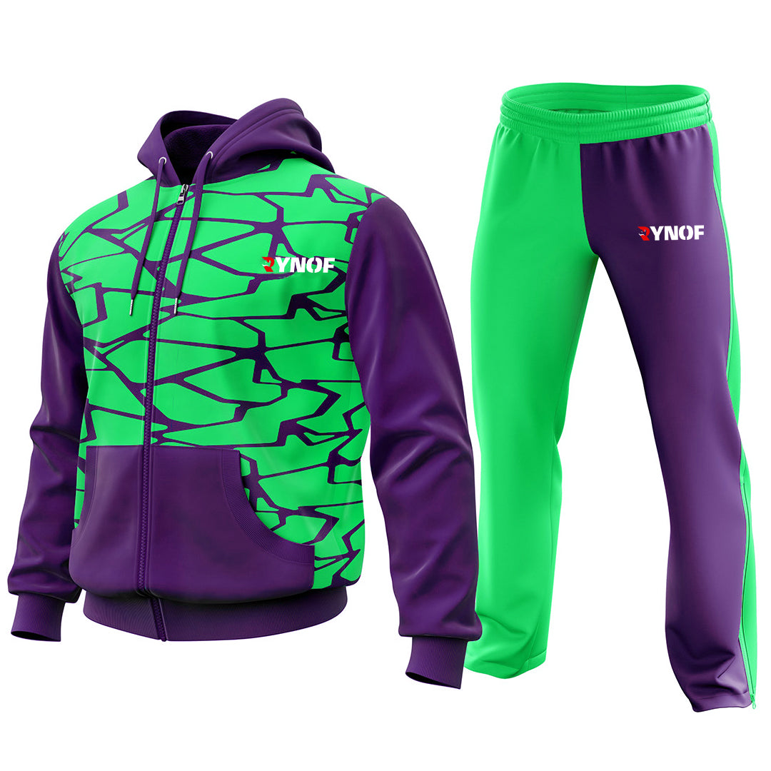 Unwind in Style Explore Our Range of Rynof Track Suits Customized Sportswear tracksuits (RY-1634)